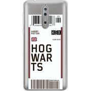 Прозрачный чехол Uprint Nokia 8 Ticket Hogwarts