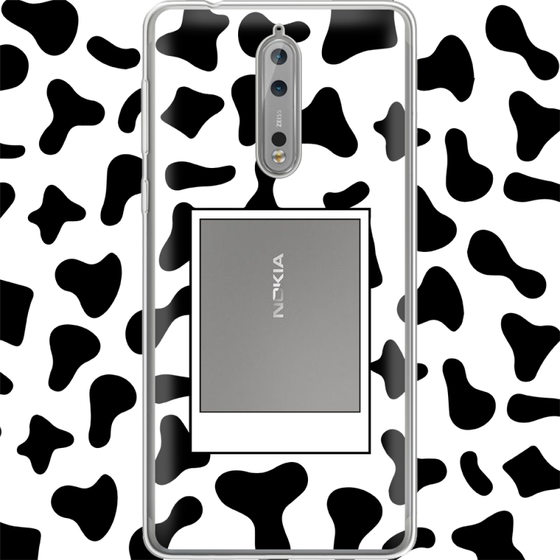 Прозрачный чехол Uprint Nokia 8 Cow