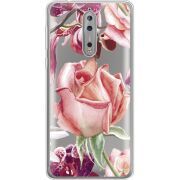 Прозрачный чехол Uprint Nokia 8 Rose