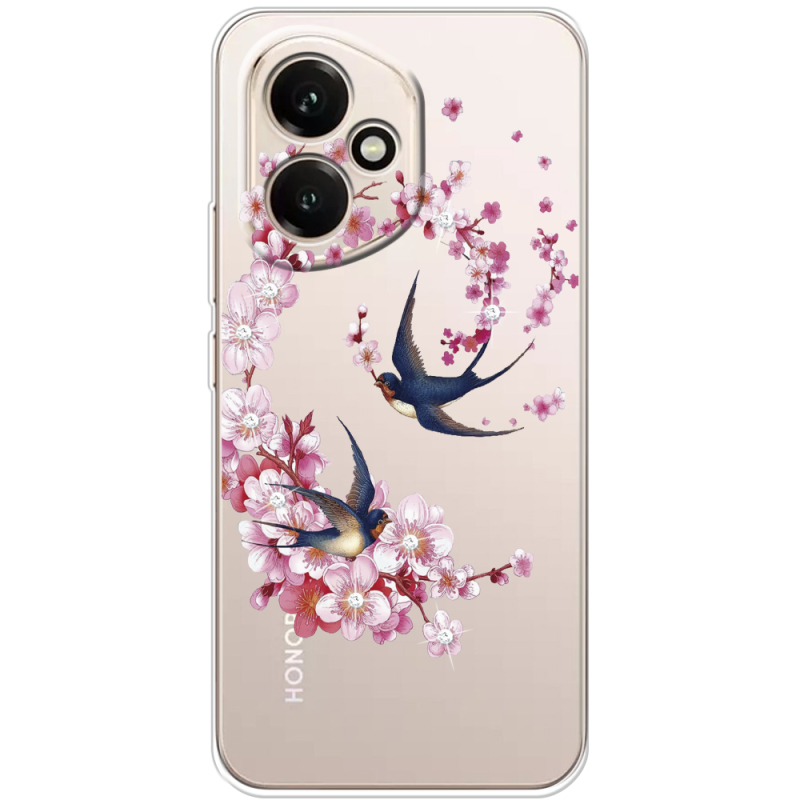 Чохол зі стразами Honor 400 Swallows and Bloom