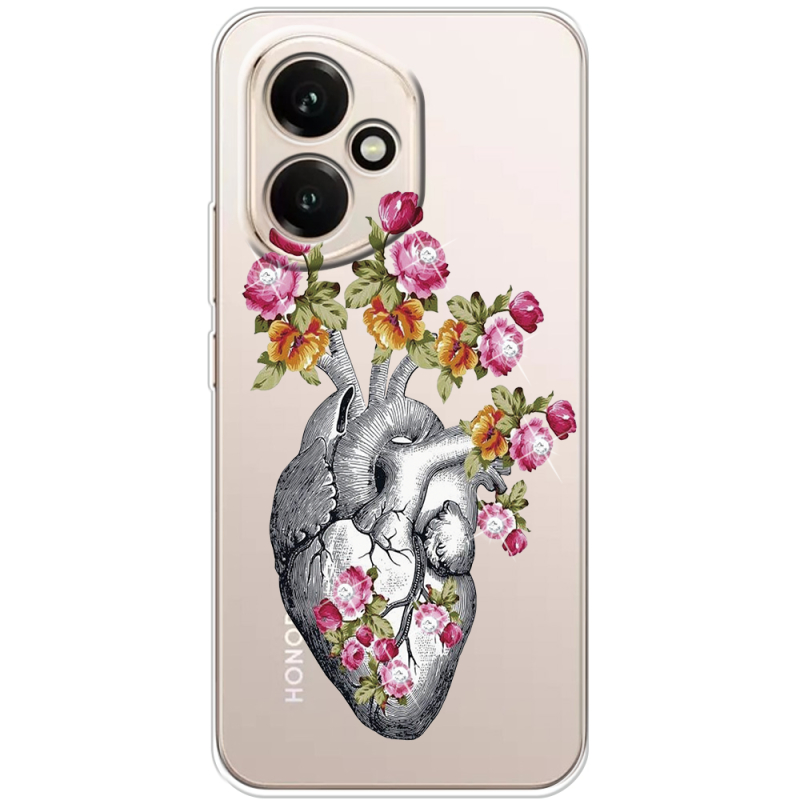 Чохол зі стразами Honor 400 Heart