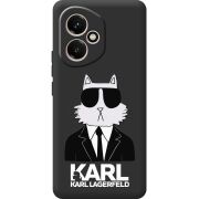 Чорний чохол BoxFace Honor 400 Cat in Black