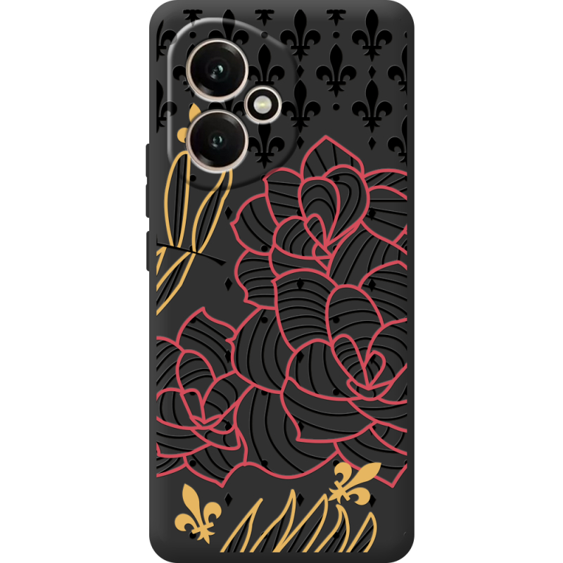Чорний чохол BoxFace Honor 400 FranceFlowers