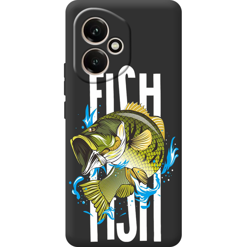 Чорний чохол BoxFace Honor 400 Fish