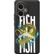 Чорний чохол BoxFace Honor 400 Fish
