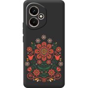 Чорний чохол BoxFace Honor 400 Ukrainian Ornament