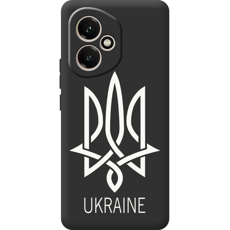 Чорний чохол BoxFace Honor 400 Тризуб монограмма ukraine