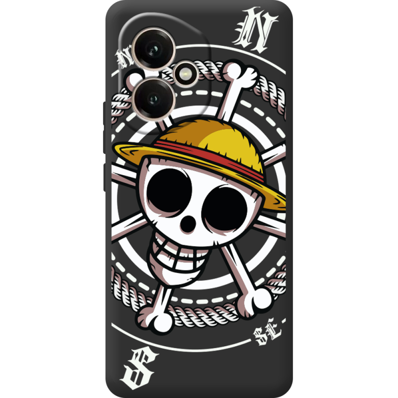 Чорний чохол BoxFace Honor 400 One Piece Компас