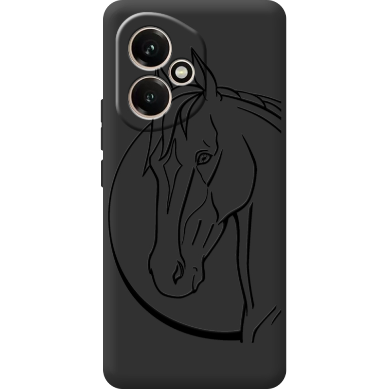 Чорний чохол BoxFace Honor 400 Horse