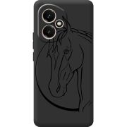 Чорний чохол BoxFace Honor 400 Horse