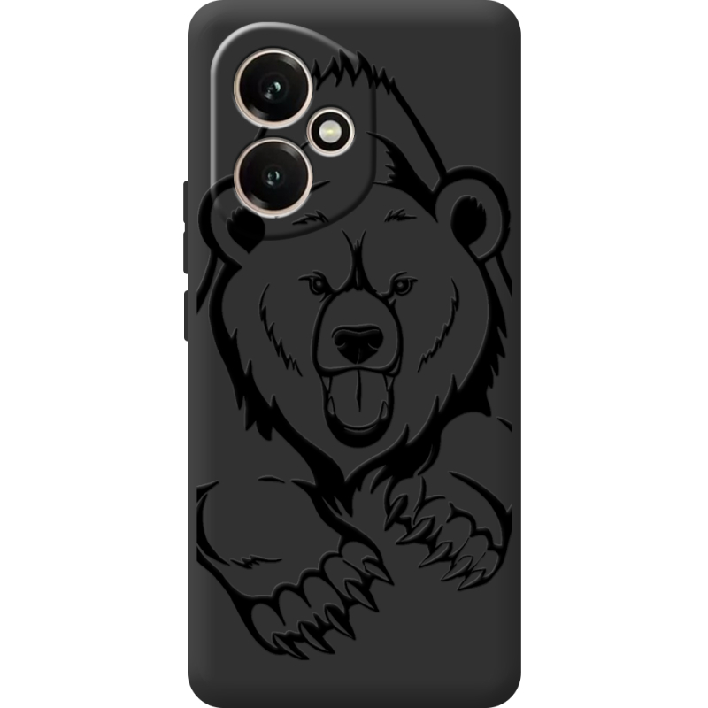 Чорний чохол BoxFace Honor 400 Grizzly Bear