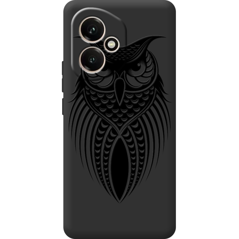 Чорний чохол BoxFace Honor 400 Owl