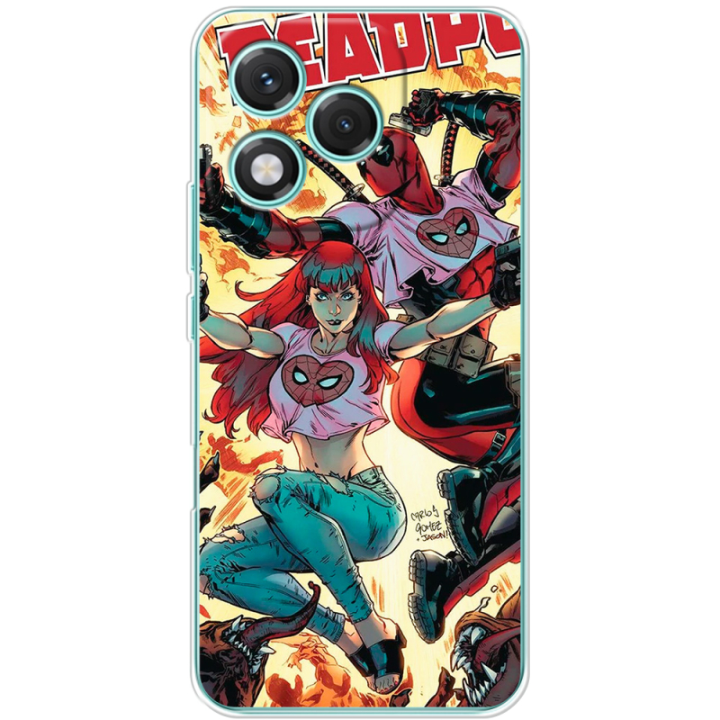 Чохол BoxFace Honor 400 Lite Deadpool and Mary Jane