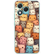 Чохол BoxFace Honor 400 Lite Котики муркотики