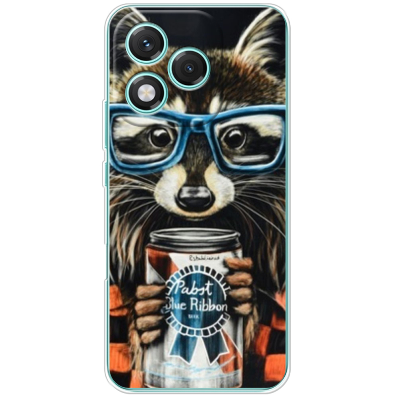 Чохол BoxFace Honor 400 Lite Енот с банкой