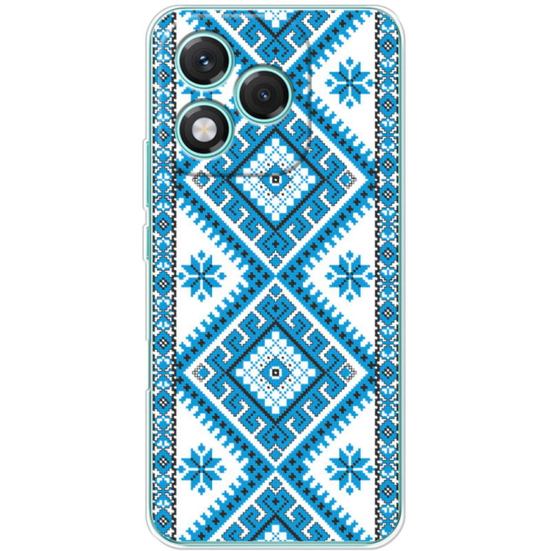 Чохол BoxFace Honor 400 Lite Блакитний Орнамент