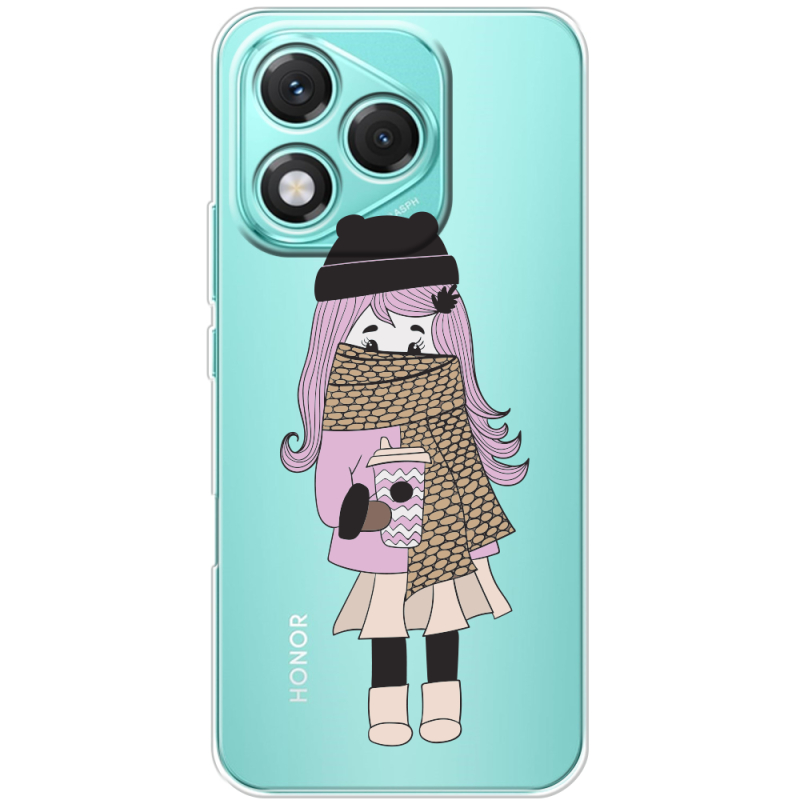 Прозорий чохол BoxFace Honor 400 Lite Winter Morning Girl