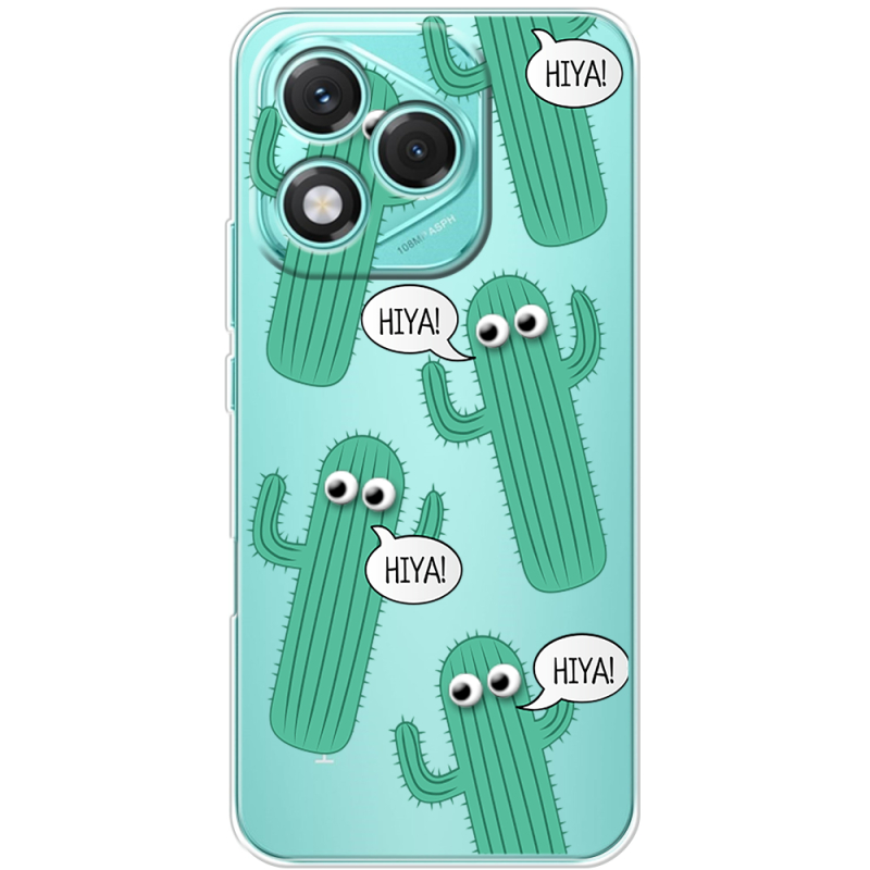 Прозорий чохол BoxFace Honor 400 Lite с 3D-глазками HIYA