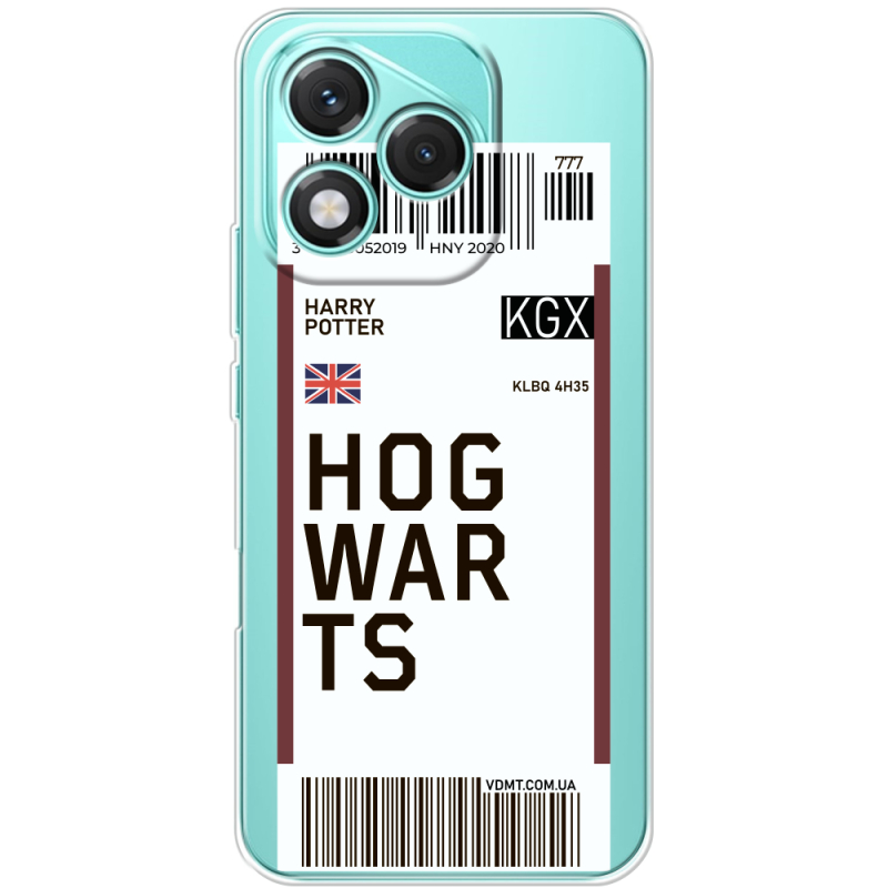 Прозорий чохол BoxFace Honor 400 Lite Ticket Hogwarts