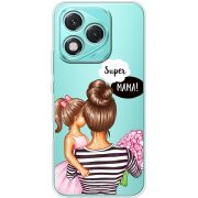 Прозорий чохол BoxFace Honor 400 Lite Super Mama and Daughter