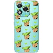 Прозорий чохол BoxFace Honor 400 Lite Pattern Baby Yoda