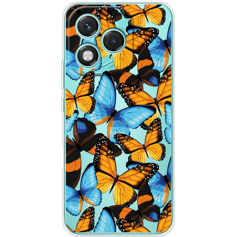 Прозорий чохол BoxFace Honor 400 Lite Butterfly Morpho