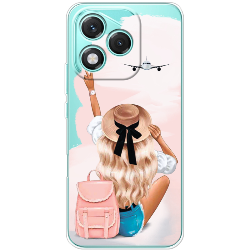 Прозорий чохол BoxFace Honor 400 Lite Travel Girl