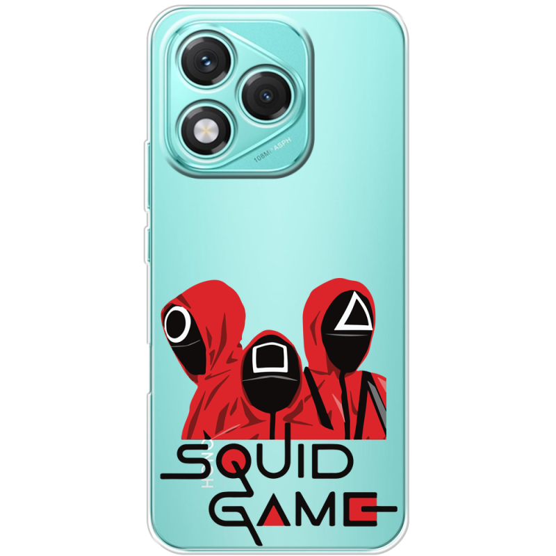 Прозорий чохол BoxFace Honor 400 Lite siquid game люди в красном