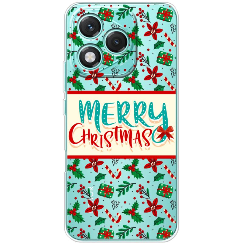 Прозорий чохол BoxFace Honor 400 Lite Vintage Christmas Pattern