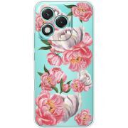 Прозорий чохол BoxFace Honor 400 Lite Peony Watercolor Style