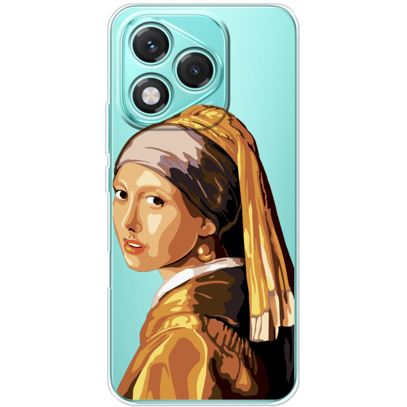 Прозорий чохол BoxFace Honor 400 Lite Девушка с жемчужной серёжкой