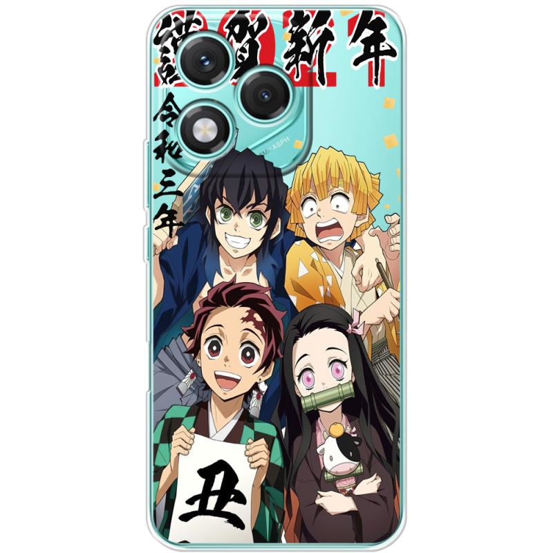 Прозорий чохол BoxFace Honor 400 Lite Незуко та друзі