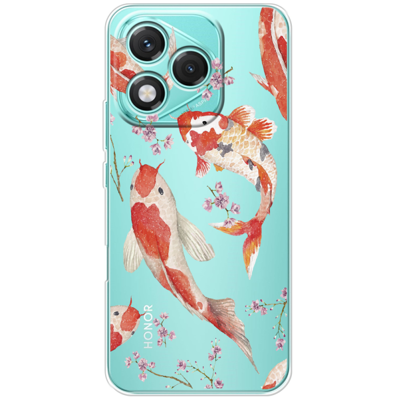 Прозорий чохол BoxFace Honor 400 Lite Japanese Koi Fish