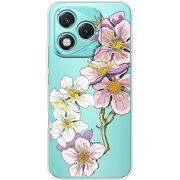 Прозорий чохол BoxFace Honor 400 Lite Cherry Blossom