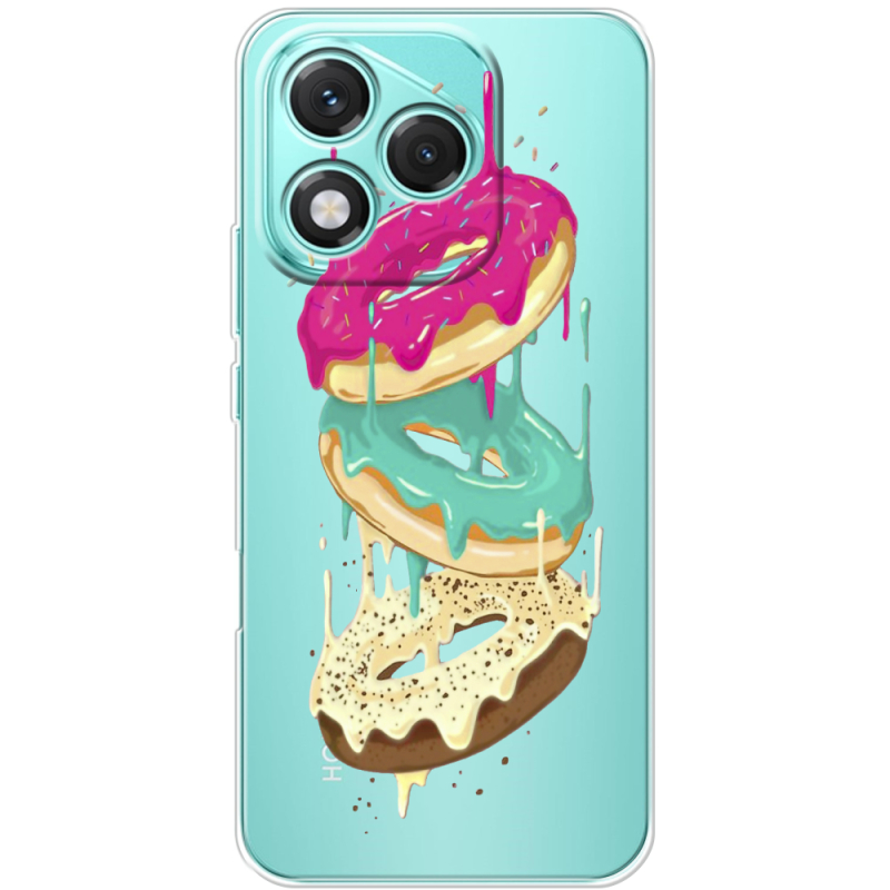 Прозорий чохол BoxFace Honor 400 Lite Donuts