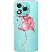 Прозорий чохол BoxFace Honor 400 Lite Floral Flamingo