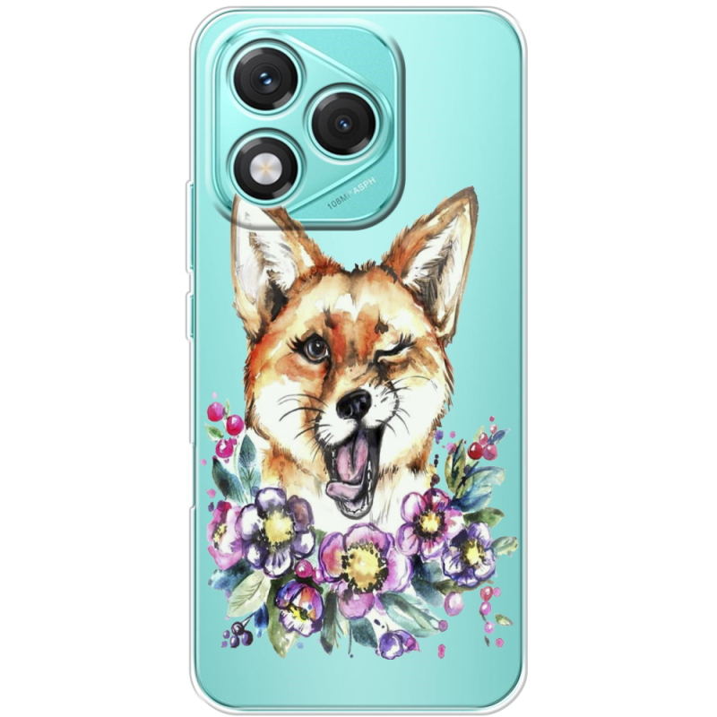 Прозорий чохол BoxFace Honor 400 Lite Winking Fox
