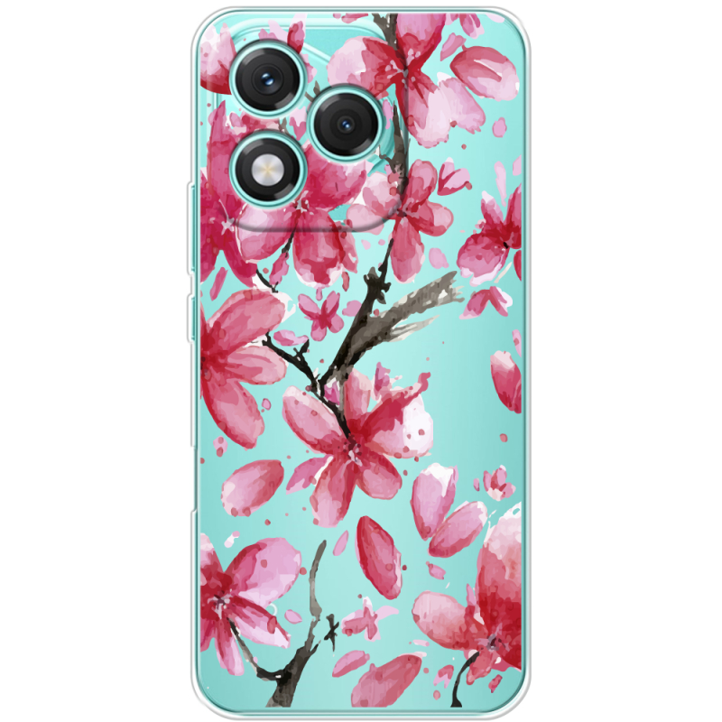 Прозорий чохол BoxFace Honor 400 Lite Pink Magnolia