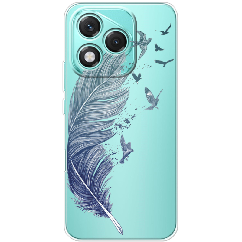 Прозорий чохол BoxFace Honor 400 Lite Feather