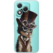 Прозорий чохол BoxFace Honor 400 Lite Steampunk Cat