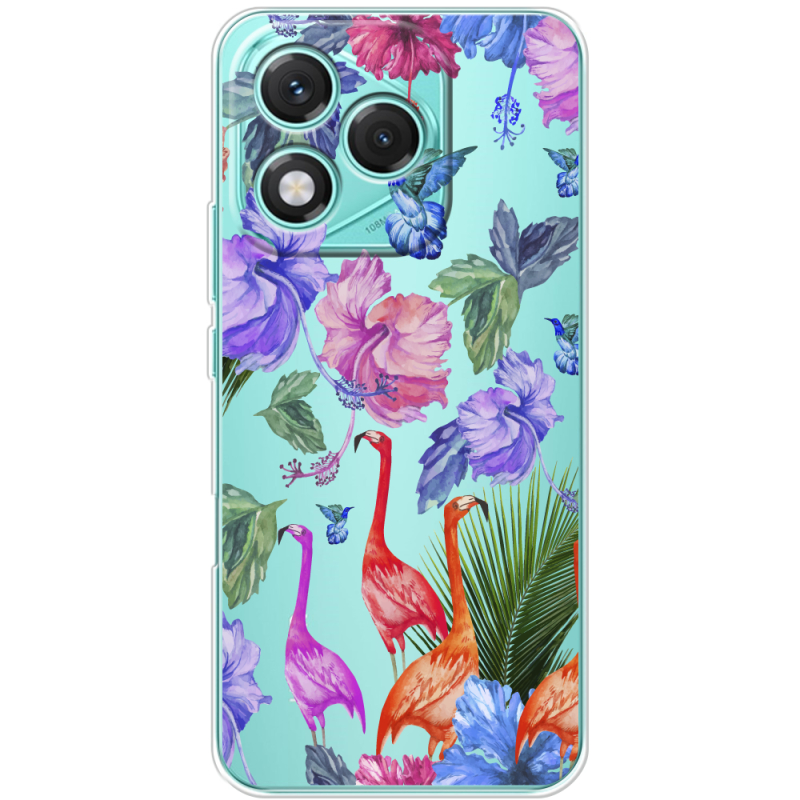 Прозорий чохол BoxFace Honor 400 Lite Flamingo