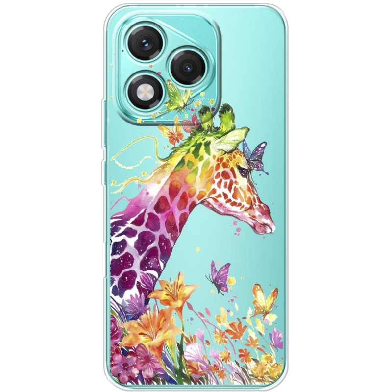 Прозорий чохол BoxFace Honor 400 Lite Colorful Giraffe