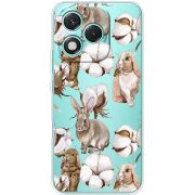 Прозорий чохол BoxFace Honor 400 Lite Cotton and Rabbits
