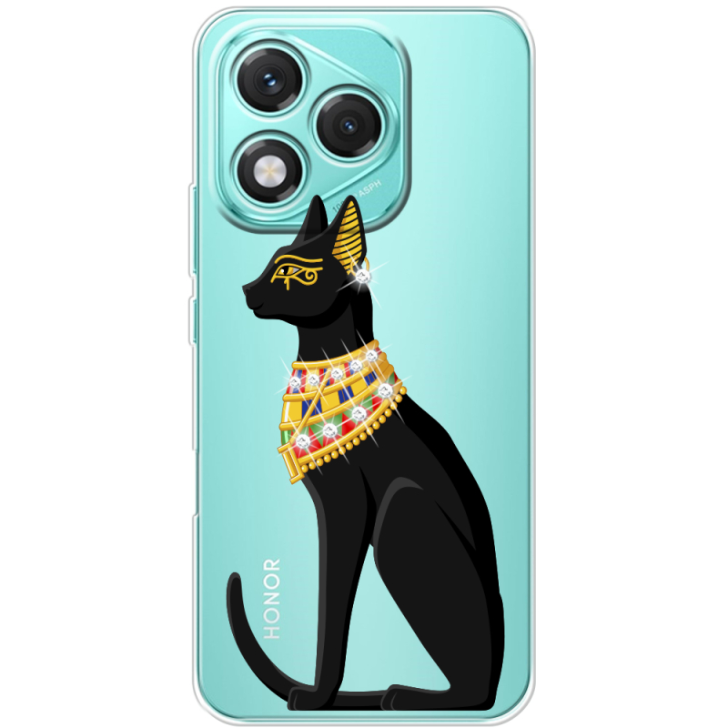 Чохол зі стразами Honor 400 Lite Egipet Cat