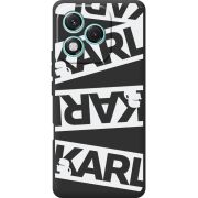 Чорний чохол BoxFace Honor 400 Lite White Karl