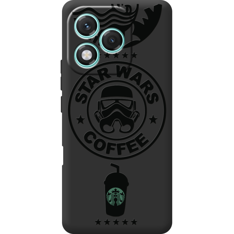 Чорний чохол BoxFace Honor 400 Lite Dark Coffee