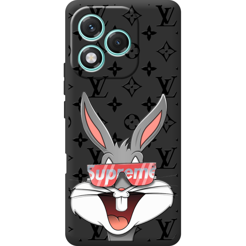 Чорний чохол BoxFace Honor 400 Lite looney bunny