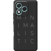 Чорний чохол BoxFace Honor 400 Lite Minimalistic