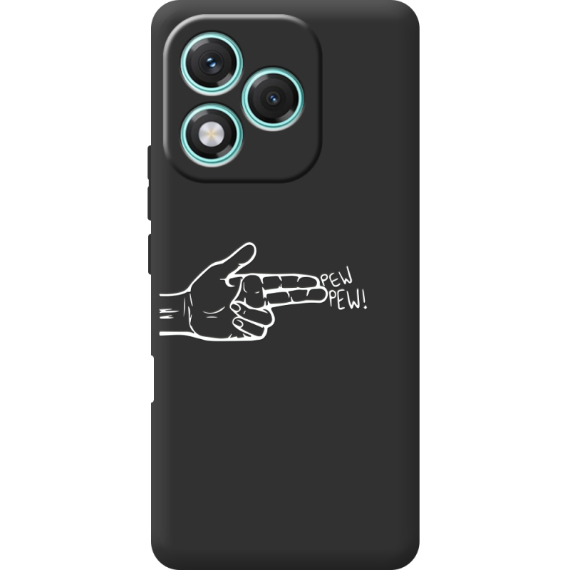 Чорний чохол BoxFace Honor 400 Lite Pew Pew