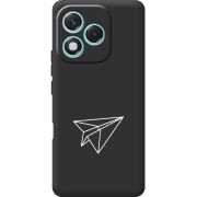 Чорний чохол BoxFace Honor 400 Lite Paper Plane